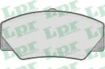 LPR 05P277 Колодки тормозные дисковые FORD TRANSIT 85-92 передние (571336)