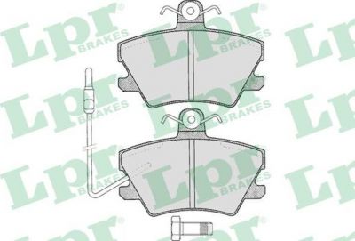 LPR 05P285 комплект тормозных колодок, дисковый тормоз на RENAULT SUPER 5 (B/C40_)
