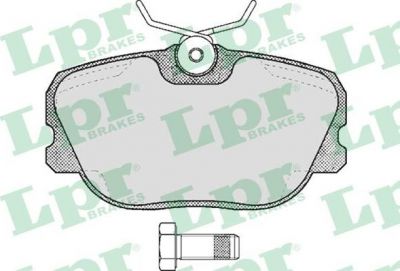 LPR 05P303 Колодки тормозные дисковые VOLVO 440/460/480 1.6-1.7 88-96 передние (571415)