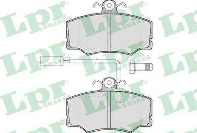 LPR 05P316 комплект тормозных колодок, дисковый тормоз на ALFA ROMEO 33 (905)