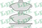 LPR 05P346 Колодки тормозные дисковые CITROEN JUMPY 95-/PEUGEOT 806/EXPERT 96- передние (425151)