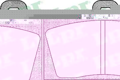 LPR 05P351 комплект тормозных колодок, дисковый тормоз на SKODA RAPID (120G, 130G, 135G)