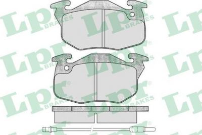 LPR 05P435 комплект тормозных колодок, дисковый тормоз на RENAULT SUPER 5 (B/C40_)