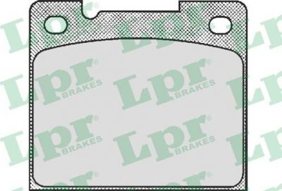 LPR 05P438 Колодки тормозные дисковые зад VOLVO 740/760 (571204J) (2713360)