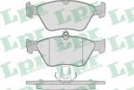 LPR 05P465 Колодки тормозные дисковые OPEL OMEGA B/VECTRA A/SAAB 900 93-98 передние (9192123)