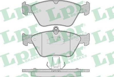LPR 05P465 Колодки тормозные дисковые OPEL OMEGA B/VECTRA A/SAAB 900 93-98 передние (9192123)