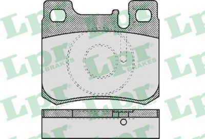 LPR 05P485 Колодки тормозные зад MB W201 84-93, W202 93-00, W124 86-97 (0024209820)