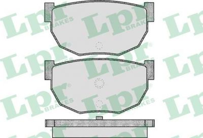 LPR 05P503 комплект тормозных колодок, дисковый тормоз на NISSAN BLUEBIRD седан (910)