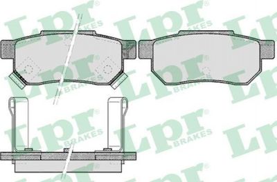 LPR 05P506 Колодки тормозные дисковые зад с датч ACCORD85>89(572136J) (43022ST3E50)