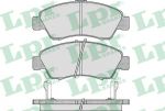 LPR 05P558 Колодки тормозные передние HONDA CIVIC 91-01 JAZZ 02- 54,5X131,5X15mm (AY040HN011)