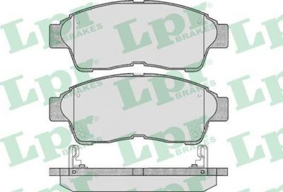 LPR 05P561 Колодки тормозные передние COROLLA 92>01 CARINA E 92>96 RAV 4 94>95 (0449112650)