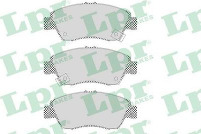 LPR 05P564 Колодки тормозные дисковые HONDA CIVIC 91-05 передние (45022SR3V12)