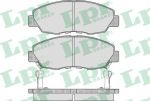 LPR 05P566 Колодки тормозные дисковые HONDA ACCORD 2.0-2.2 90-93 передние (572349)