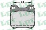 LPR 05P584 Колодки тормозные дисковые OPEL OMEGA A 86-94/SENATOR B 87-93 задние (1605878)