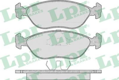 LPR 05P592 Колодки тормозные дисковые VOLVO 440/460/480 1.6-2.0 88-96 передние (571853)