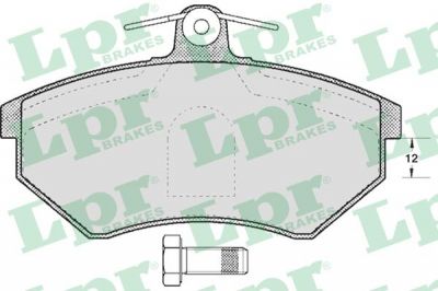 LPR 05P600 Колодки тормозные передние AUDI 80, A4, Cordoba, Ibiza, Golf II-III, Passat, Polo 92- (357698151B)