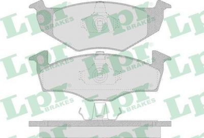 LPR 05P638 Колодки тормозные передние SKODA FABIA VW LUPO POLO 95- (6N0698151C)