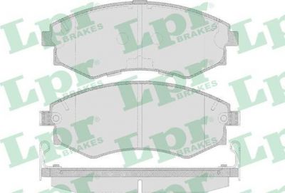 LPR 05P640 Колодки тормозные передний SY Rexton 02- (4813008150)