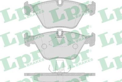 LPR 05P649 Колодки тормозные передние E39 520i 523i 535i (34116761277)