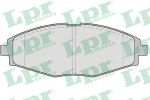 LPR 05P693 Колодки тормозные перед. DAEWOO Matiz Lanos Spark 0,8-1,5L 97-> (96316582)