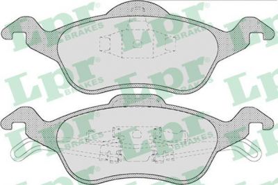 LPR 05P696 Колодки тормозные передние FORD FOCUS 98>05 (1136519)