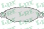 LPR 05P708 Колодки тормозные дисковые PEUGEOT 206 98-/306 94-02 передние (425228)