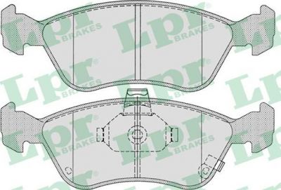 LPR 05P709 Колодки тормозные дисковые TOYOTA AVENSIS 97-03 передние (572400)