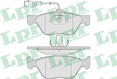 LPR 05P720 Колодки тормозные дисковые 166 98- 9948030 (571951)