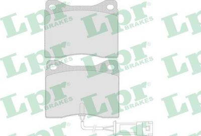 LPR 05P743 комплект тормозных колодок, дисковый тормоз на FORD SIERRA Наклонная задняя часть (GBC, GBG)