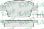 LPR 05P780 Колодки тормозные дисковые ALFA MITO 08-/FIAT BRAVO 07-/MULTIPLA 99-/STILO 01- задние (9949280)