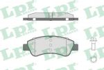 LPR 05P802 Колодки тормозные дисковые CITROEN C4 03-/PEUGEOT 307/PARTNER 1.4/1.6 -ESP передние (425341)