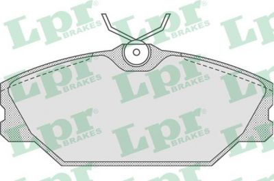 LPR 05P816 Колодки тормозные дисковые RENAULT LAGUNA 95>03/MEGANE I 1.6/2.0/1.9D передние (7701206379)