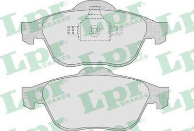 LPR 05P864 Колодки тормозные передние RENAULT ESPASE 02- LAGUNA II 01- SCENIC 03- (7701209809)