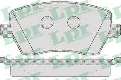 LPR 05P867 Колодки тормозные передние NISSAN MICRA 03> RENAULT CLIO 05> 410608481R (D1060AX60A)