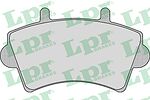 LPR 05P884 Колодки тормозные дисковые перед. Movano, Master (7701 207 339)