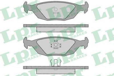 LPR 05P887 05P887 Дисковая тормозная колодка