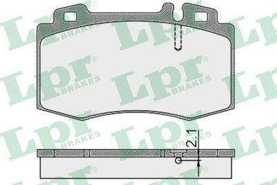 LPR 05P899 Колодки тормозные передние MB W163 98>05 W220 98>05 W129 (A0034200820)