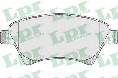 LPR 05P911 Колодки тормозные дисковые RENAULT MEGANE II/SCENIC II передние (7701208122)