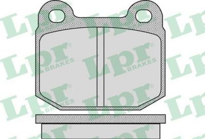 LPR 05P947 комплект тормозных колодок, дисковый тормоз на OPEL SPEEDSTER