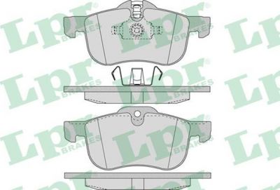 LPR 05P952 Колодки тормозные дисковые ROVER 75 1.8-2.5 99- передние (SFP100511)