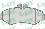 LPR 05P956 Колодки тормозные дисковые MERCEDES W463/SPRINTER 97>/VOLKSWAGEN LT 96>02 задние (0044202520)