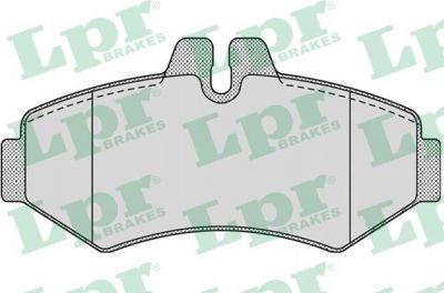 LPR 05P956 Колодки тормозные дисковые MERCEDES W463/SPRINTER 97>/VOLKSWAGEN LT 96>02 задние (0044202520)