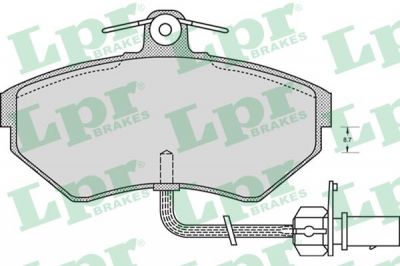 LPR 05P979 Колодки тормозные перед. VAG A4 Passat B5 95-05 (8E0698151M)