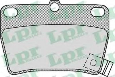 LPR 05P997 Колодки тормозные задние TOYOTA RAV4 II 1,8-2,0i 16V 2,0D 08 00- 78,5X54X14mm (0446642040)