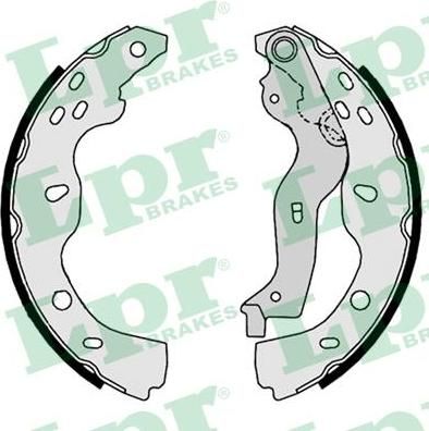 LPR 09190 Колодки тормозные барабанные SUZUKI SX4 FIAT SEDICI (5320079J00)