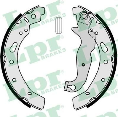 LPR 09300 Колодки тормозные барабанные MAZDA 2 (DE) (DFY12638Z)