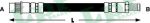 LPR 6T46611 Шланг тормозной пер.MEGANE 96-99