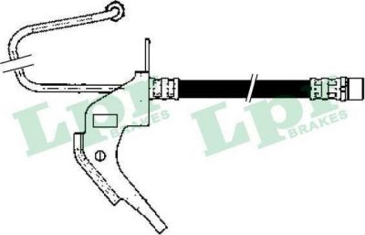 LPR 6T47904 Шланг тормозной OPEL ASTRA H 04-/ZAFIRA 05- задний левый (13334947)