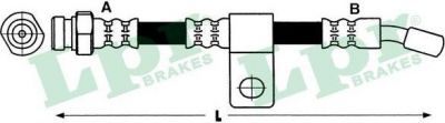 LPR 6T48170 тормозной шланг на HYUNDAI TERRACAN (HP)