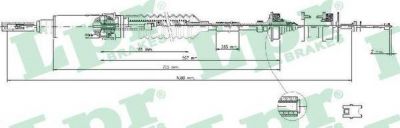 LPR C0240C трос, управление сцеплением на FIAT ULYSSE (220)
